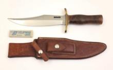 Randall Model 12 "Bear Bowie" Fixed Blade Knife, with Sheath
