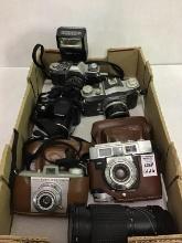 Lot of 6 Various Old Cameras Including