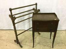 Lot of 2-Sm. Two Drawer Stand