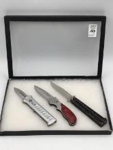 Lot of 3 Knives Including 2-Automatic Knives-