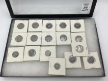 Lot of 17 Various Coins Including