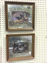 Lot of 2 Framed Adv. Pabst Blue Ribbon-Wildlife