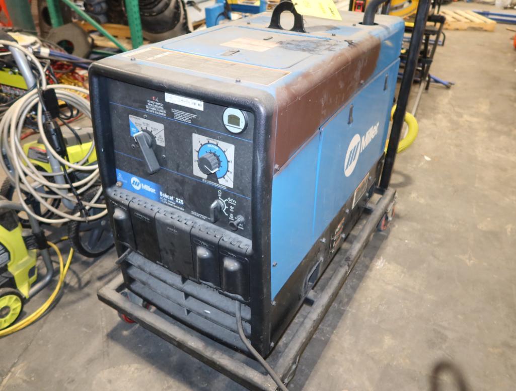 Miller Bobcat 225 Welder Power Source/ 11,000 Watt Gas Generator