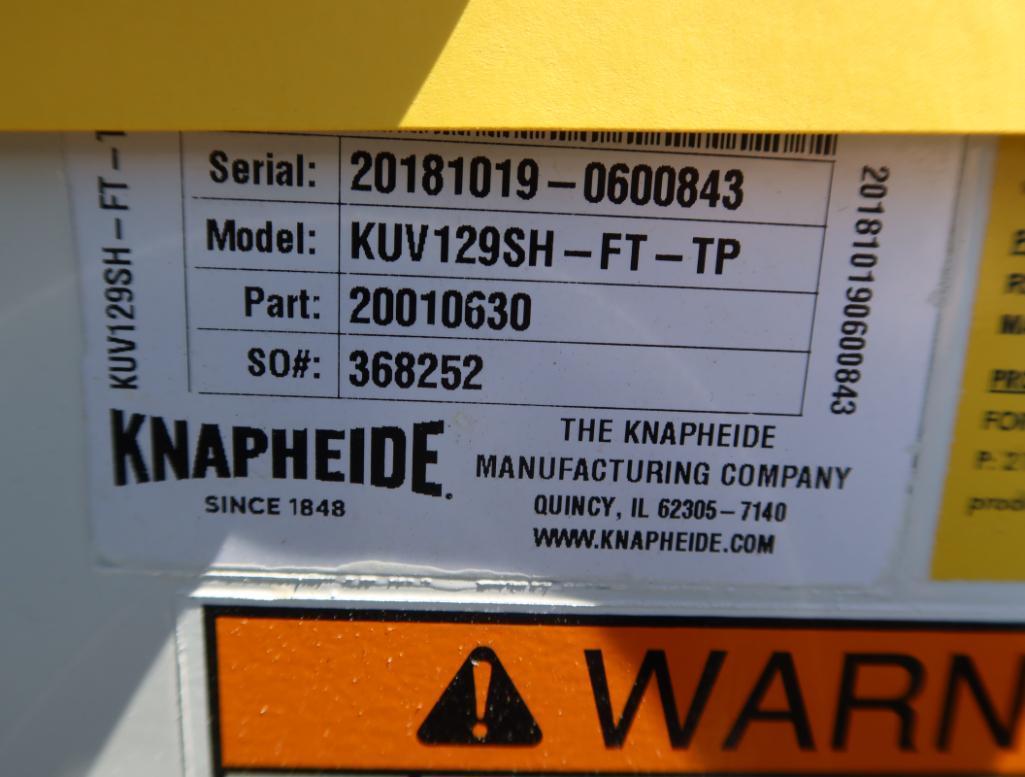 2019 Ford Transit Knapheide KUV Double Drop Rack, Gas, License# LVV-S62, VIN 1FDBW5PM8KKA19430,