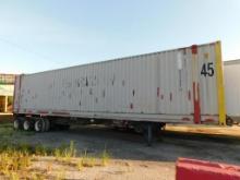 CIMC 43' Shipping Container on Tri-Axle Trailer, Container Type: 213AL5G1-A (LOCATED IN CALLAHAN,