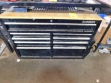 LOT: 9-Drawer Husky Tool Box w/Assorted Hand Tools