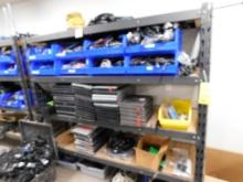 LOT: Rack w/Contents of Assorted Network & Tolteq Cable & Approx.(50) Laptops (NO HARD DRIVES)