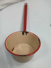 VINTAGE ENAMELWARE LADLE