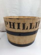 PHILLIPS BARREL 12" ROUND 8" HIGH