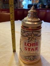 LONE STAR BEER STEIN 1988