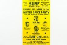 Vintage Winter Dance Party Poster