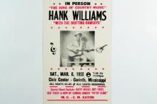 Vintage Hank Williams Poster