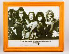 KISS Black and White Publicity Photo (Framed)