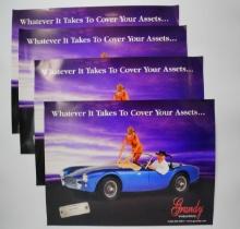 Set of (4) Carroll Shelby Posters