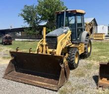 John Deere Back Hoe w/ Cab Includes Attachments