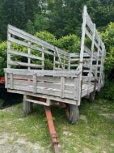 2366 Wooden Hay Wagon