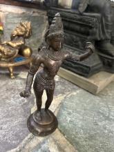 Bronze Oriental Man Statue