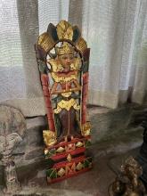 Wooden Hindu Spiritual Carving