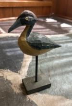 Carved Shore Bird - Heron