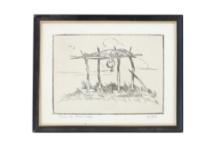 Ace Powell (1912-1978) Limited Ed. Burial Etching