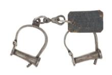 Wells Fargo & Co. OLD Transfer Handcuffs c. 1883