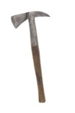 Ca. 1800- Naval Boarding Spike Axe Forged Iron