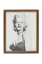 Marilyn Monroe Black & White Lithograph c 1940-50s