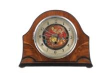 Erhard Jauch Uhrenfabrik Mantel Clock 1940-50s