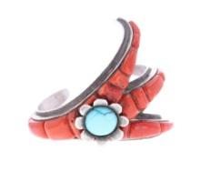 Ben Nighthorse Campbell Coral Eagle Claw Cuff