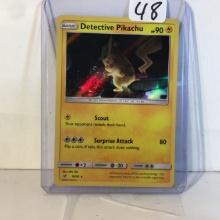 Collector Modern 2019 Pokemon TCG Basic Detective Pikachu HP90 Trading Game Card 10/18