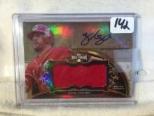 Collector Topps Triple Threads Zack Cozart 71/75 Trading Card Signed W/Patch