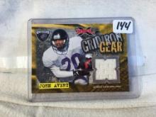 Collector Topps XFL Gridiron Gear John Avery Trading Card W/Patch