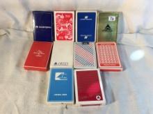 Lot of 10 Collector Assorted Playing Card Packs  -  See Pictures