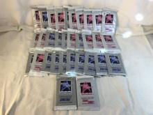 Lot of 32 Collector Vintage Star Trek The Next Generation Trading Card Packs