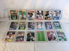 Lot of 18 Pcs Collector Vintage NFL Football Sport Trading Assorted Cards and Players - See Pictures