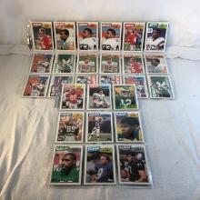 Lot of 27 Pcs Collector Vintage NFL Football Sport Trading Assorted Cards and Players - See Pictures