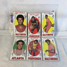 Lot of 6 Pcs Collector Vintage NBA Basketball Sport Trading Assorted Cards and Palyers -See Pictures