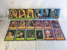 Lot of 18 Pcs Collector Vintage Star Wars Trading Assorted Game Cards - See Pictures