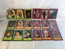 Lot of 18 Pcs Collector Vintage Star Wars Trading Assorted Game Cards - See Pictures