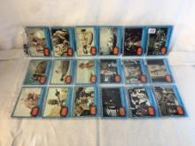 Lot of 18 Pcs Collector Vintage Star Wars Trading Assorted Game Cards - See Pictures