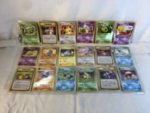 Lot of 18 Pcs cOllector Modern Pokemon Trading Assorted Game Cards - See Pictures