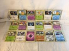 Lot of 18 Pcs cOllector Modern Pokemon Trading Assorted Game Cards - See Pictures