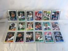 Lot of 18 Pcs Collector Vintage NFL Football Sport Trading Assorted Cards and Players - See Pictures