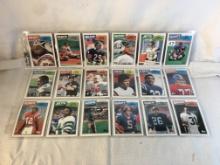 Lot of 18 Pcs Collector Vintage NFL Football Sport Trading Assorted Cards and Players - See Pictures