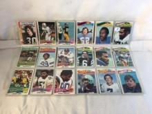 Lot of 18 Pcs Collector Vintage NFL Football Sport Trading Assorted Cards and Players - See Pictures