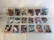 Lot of 18 Pcs Collector Vintage NFL Football Sport Trading Assorted Cards and Players - See Pictures