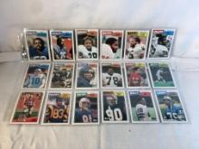 Lot of 18 Pcs Collector Vintage NFL Football Sport Trading Assorted Cards and Players - See Pictures