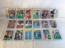 Lot of 18 Pcs Collector Vintage NFL Football Sport Trading Assorted Cards and Players - See Pictures