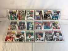 Lot of 18 Pcs Collector Vintage NFL Football Sport Trading Assorted Cards and Players - See Pictures