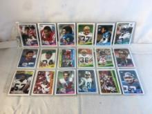 Lot of 18 Pcs Collector Vintage NFL Football Sport Trading Assorted Cards and Players - See Pictures